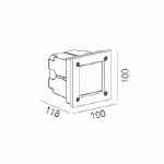 ขนาดโคมไฟขั้นบันได-STEP-OA-G4