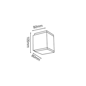 DRAWING โคมไฟติดผนังภายนอก SANDER
