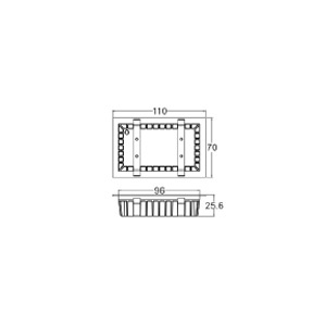 DRAWING โคมไฟสเตปไลท์ภายใน STEP-B