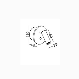 DRAWING โคมไฟหัวเตียงอ่านหนังสือ LAVI LED 3W