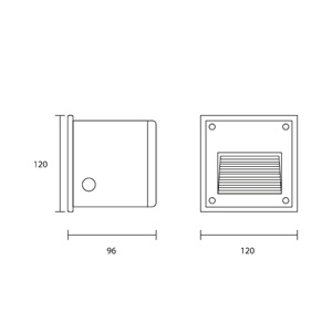 โคมไฟขั้นบันได STEP-OF LED G9