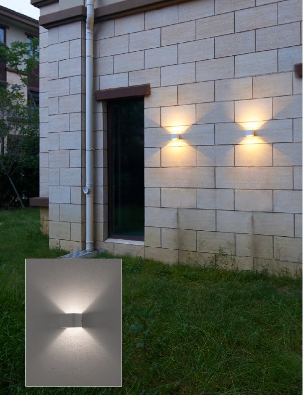 โคมไฟ wall lamp ภายนอก แสงส่องขึ้นลง LED 5W